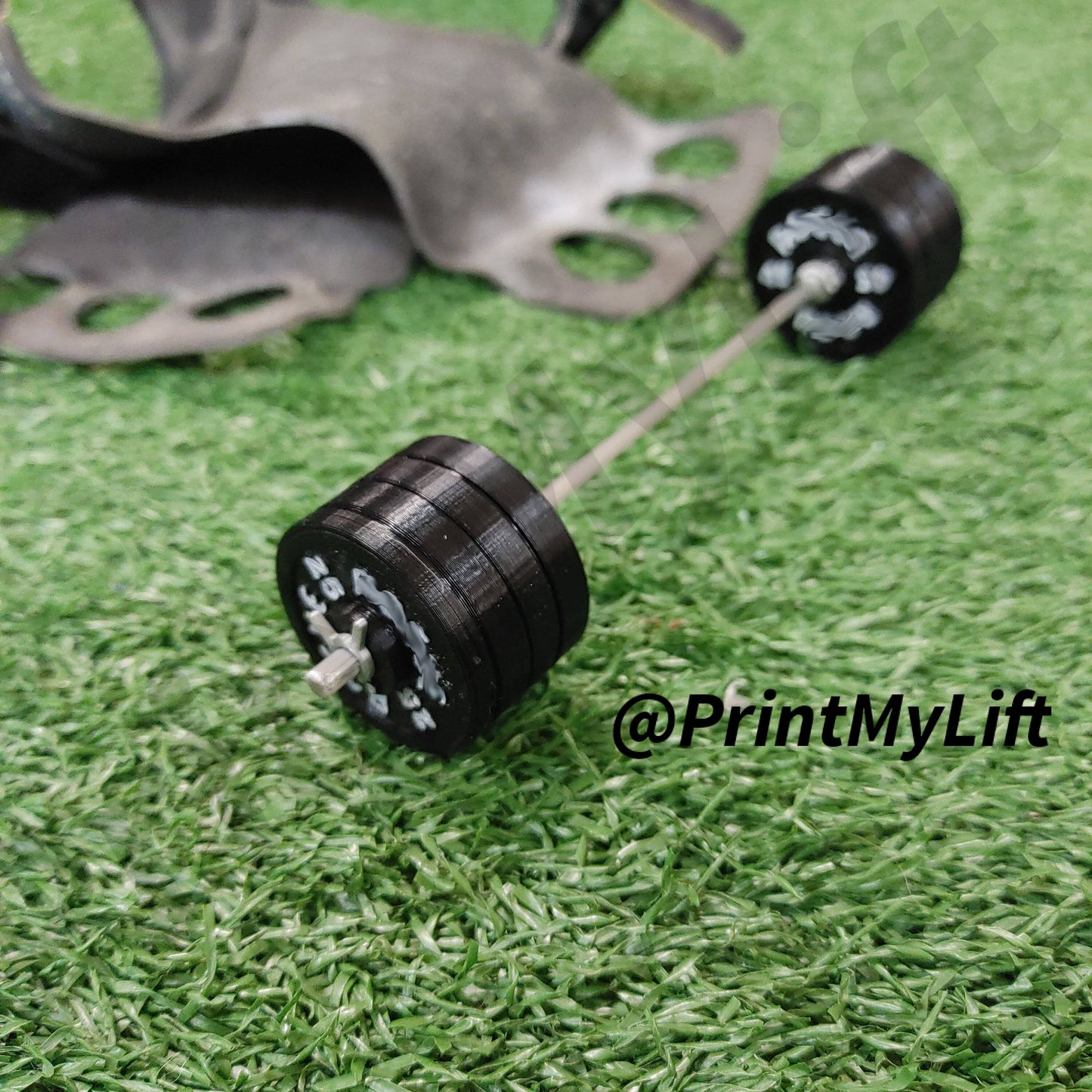 Customizable Miniature Barbells for Weightlifting, Crossfit and Gym Enthusiasts-Personalize Your Fitness Achievement with 3D Printed Designs