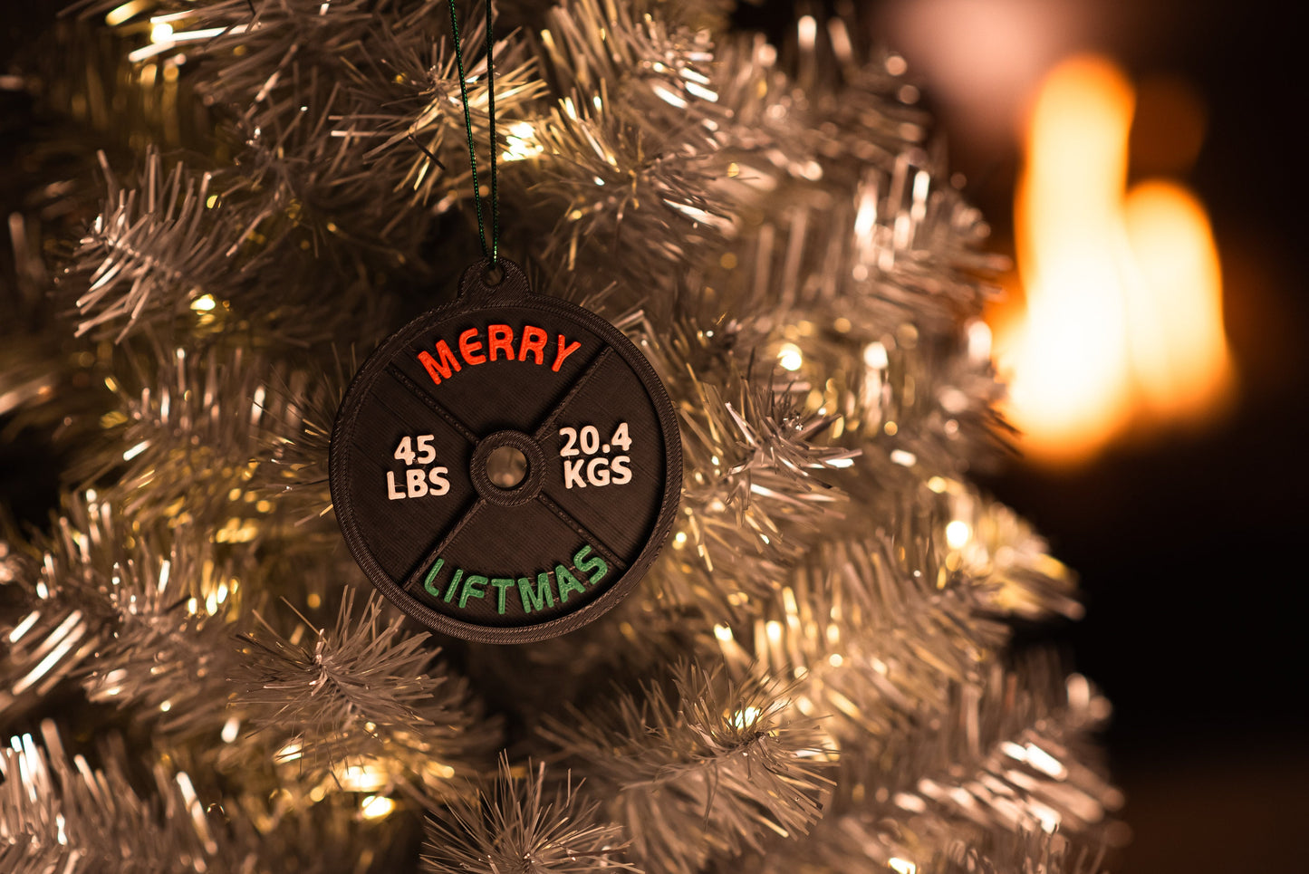 Merry Liftmas Ornament, Personalized gym Ornament, Christmas Gift For Trainer, Coach, Powerlifter, weightlifter, or gym rat